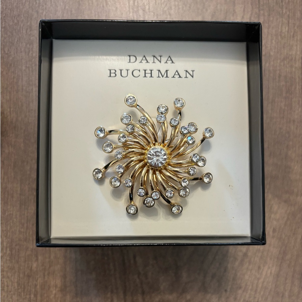 Dana Buchman Gold Brooch